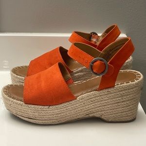 Universal Thread Espadrille Chunky Sandals, Size 8